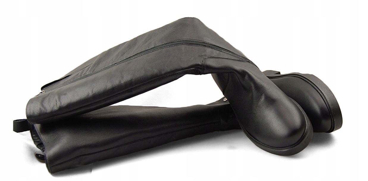 MACIEJKA 05755 SKÓRZANE CZARNE KOZAKI ĆWIEKI r.39 Rozmiar 39