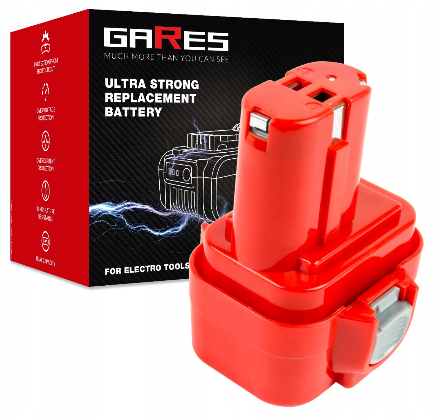 Akumulátor pro Makita 6222D 9122 6226D 6226DW DMR102 9,6V 2Ah