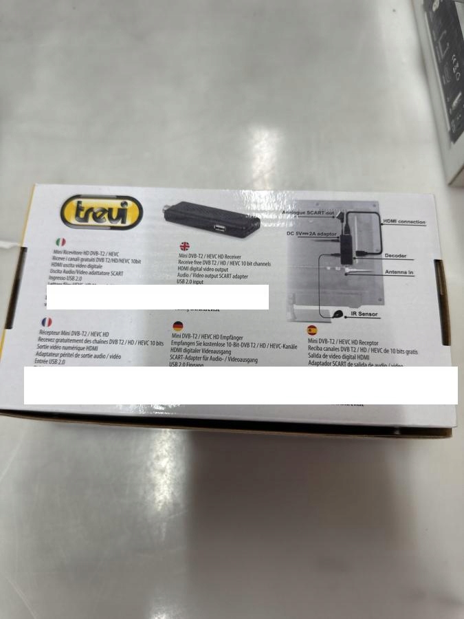 TUNER DVB-T2 TREVI HE 3361 H.256 HEVC Rodzaj cyfrowy