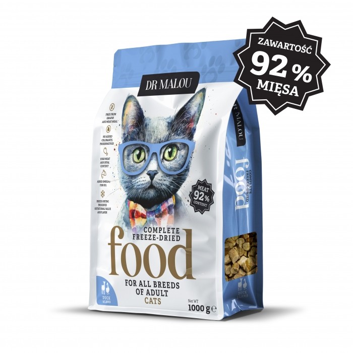 DrMalou karma sucha dla kota z jagnięciną 1 kg
