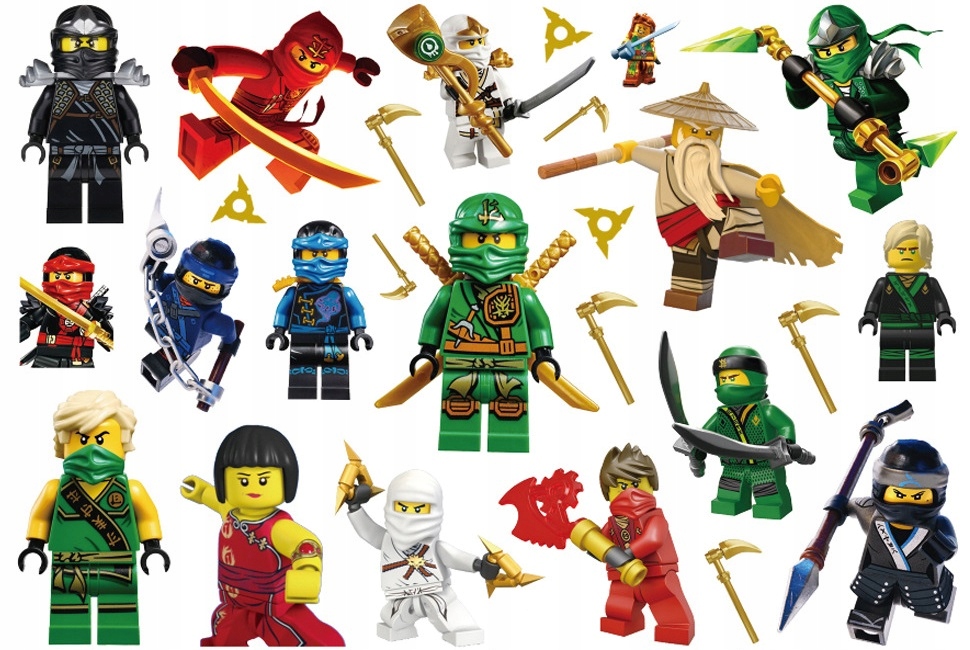 TATUAŻE ZMYWALNE DLA DZIECI NINJAGO NINJA GO CG397