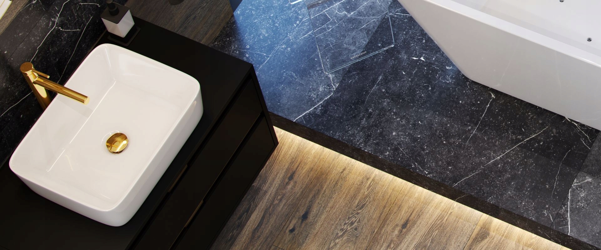 KOREK DO UMYWALKI BIDETU CLICK-CLACK ZŁOTY Marka Excellent