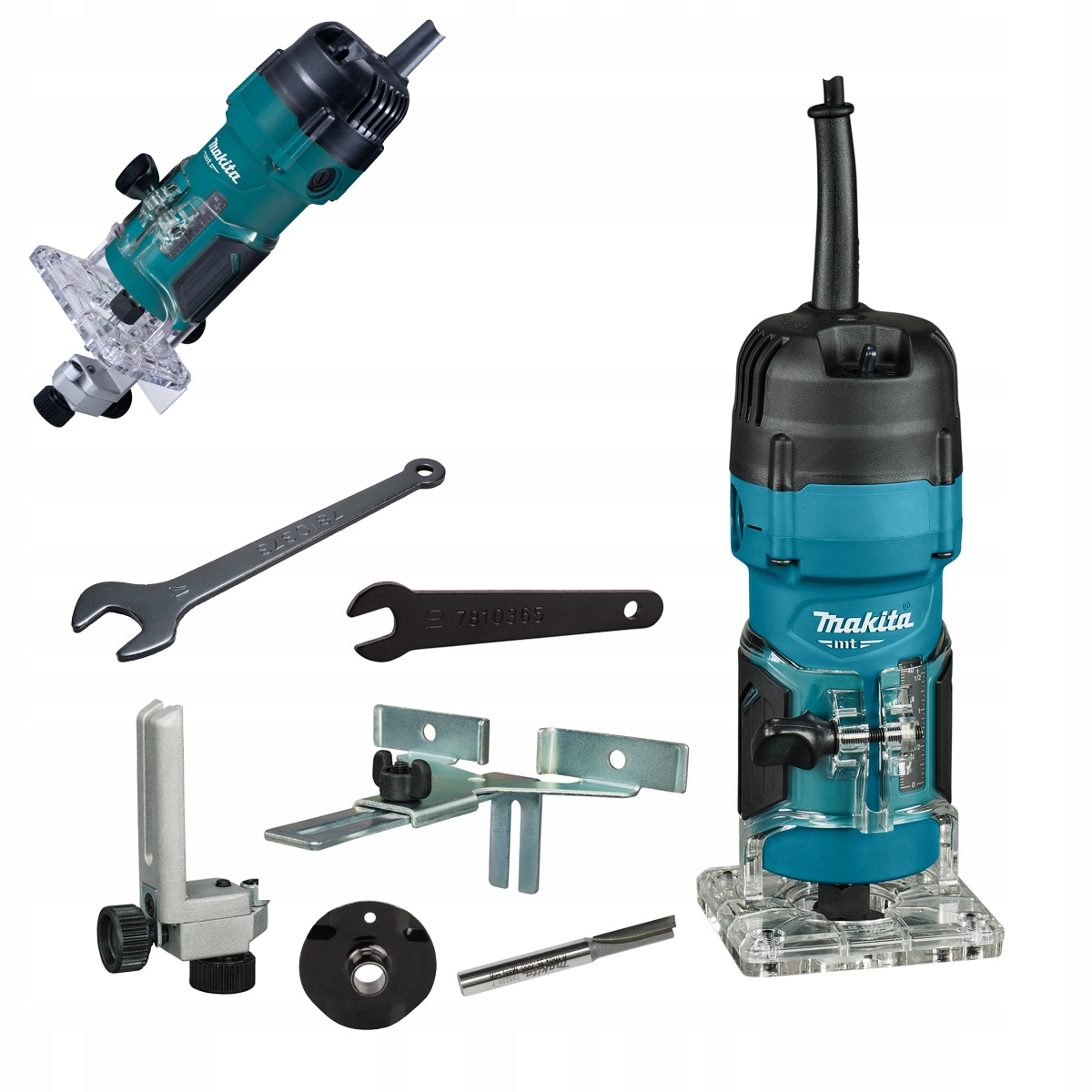Makita Mt Frezarka jednoręczna sieciowa 530W 6 mm frez prosty M3702B