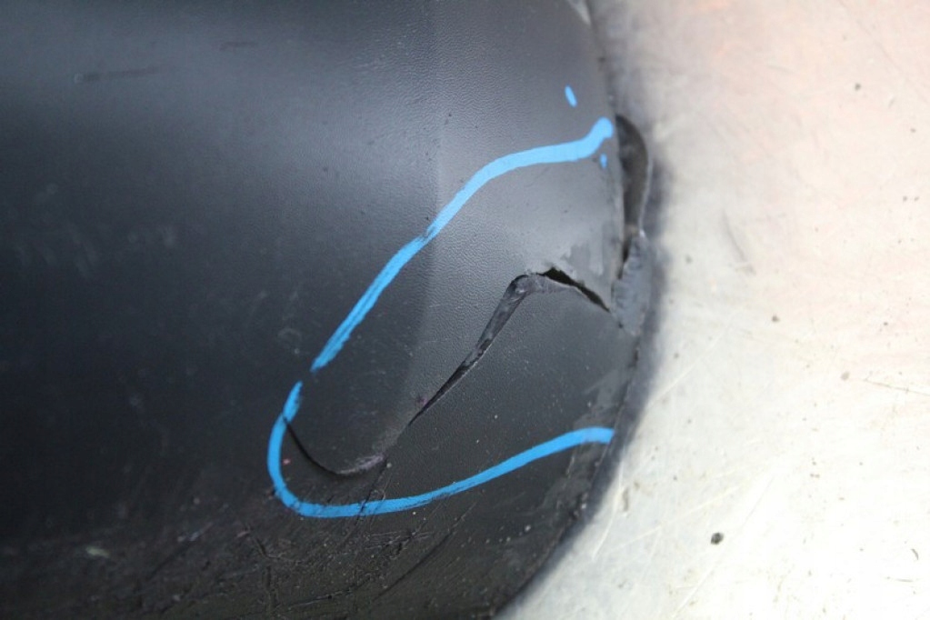 nárazník předek přední bordový CITROEN NEMO 07-17