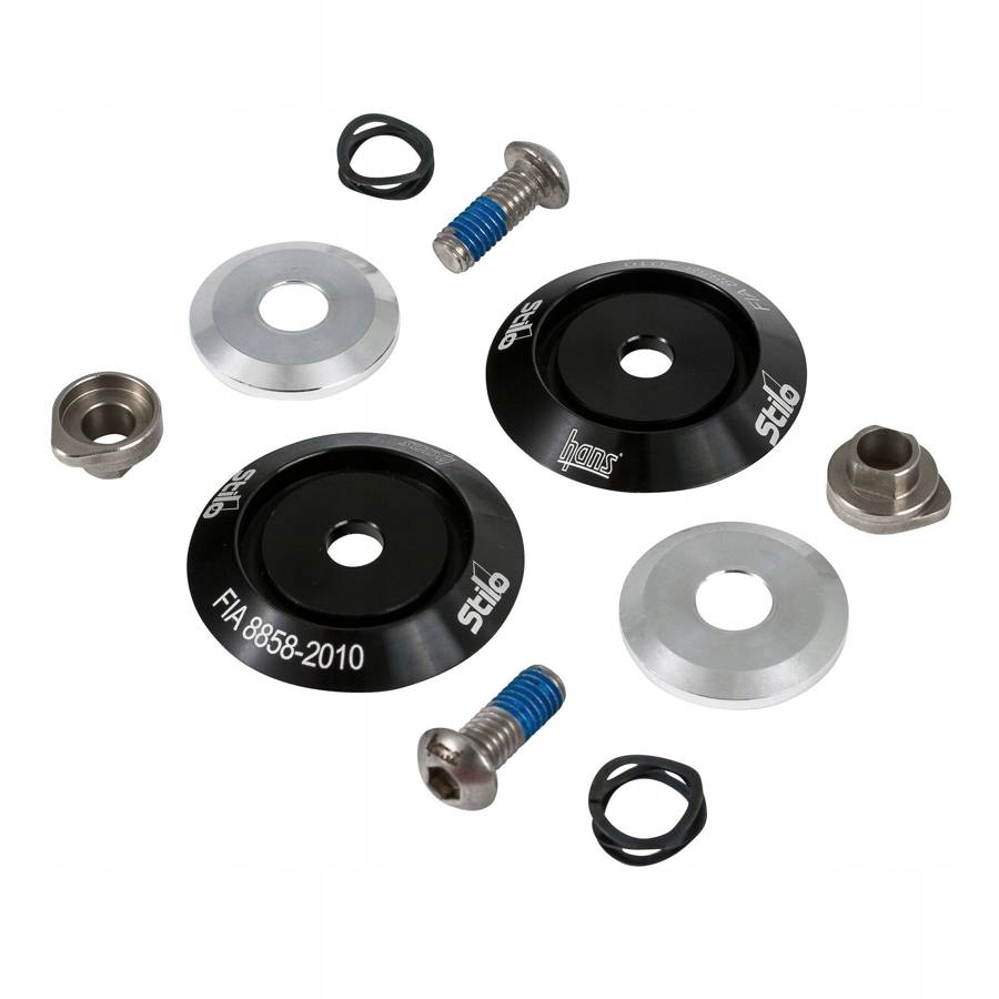 Stilo Hans helmet clips-FIA 8858-2010