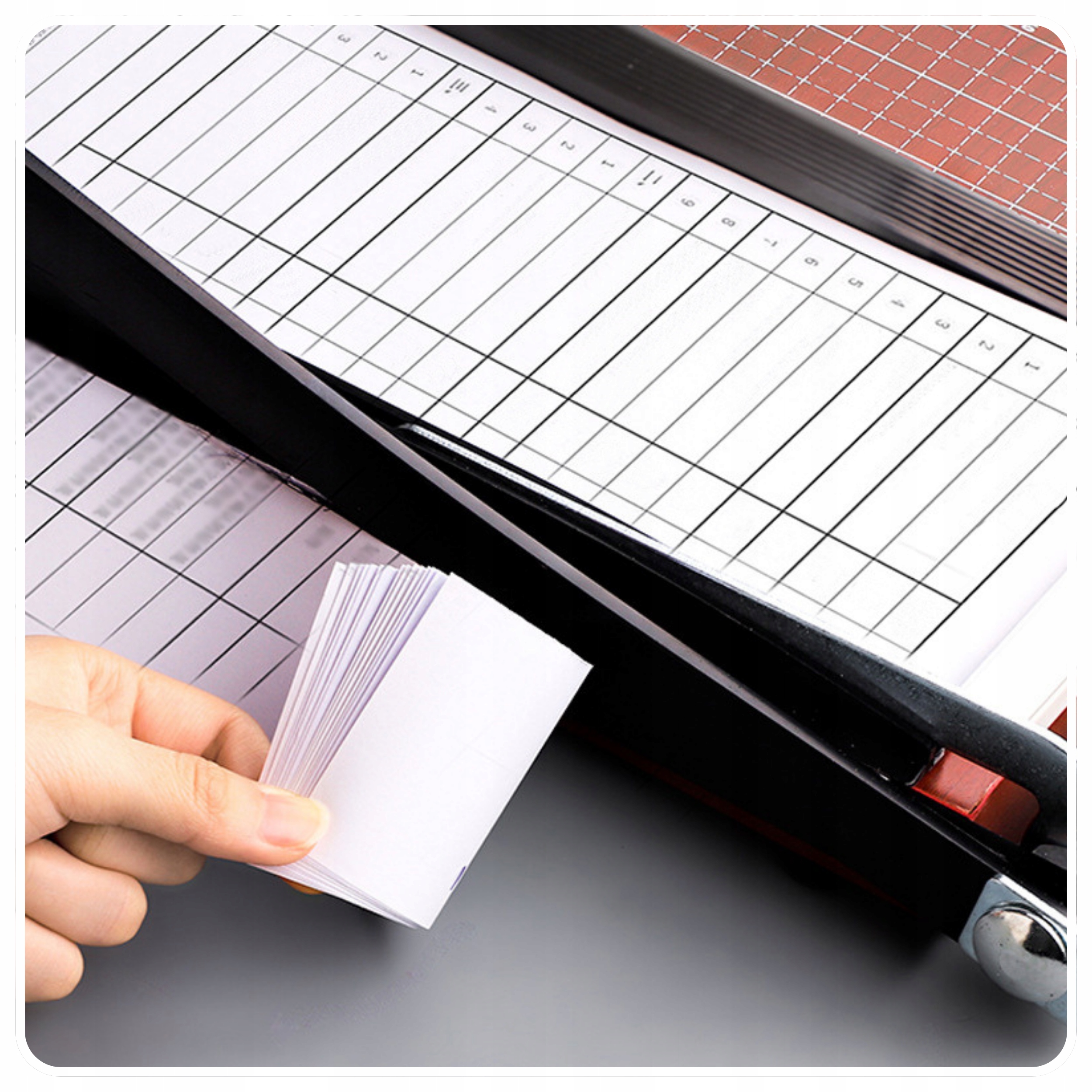 GILOTYNA TRYMER OBCINARKA MASZYNKA MASZYNA DO CIĘCIA PAPIERU A4 A5 METALOWA EAN (GTIN) 5905178814174