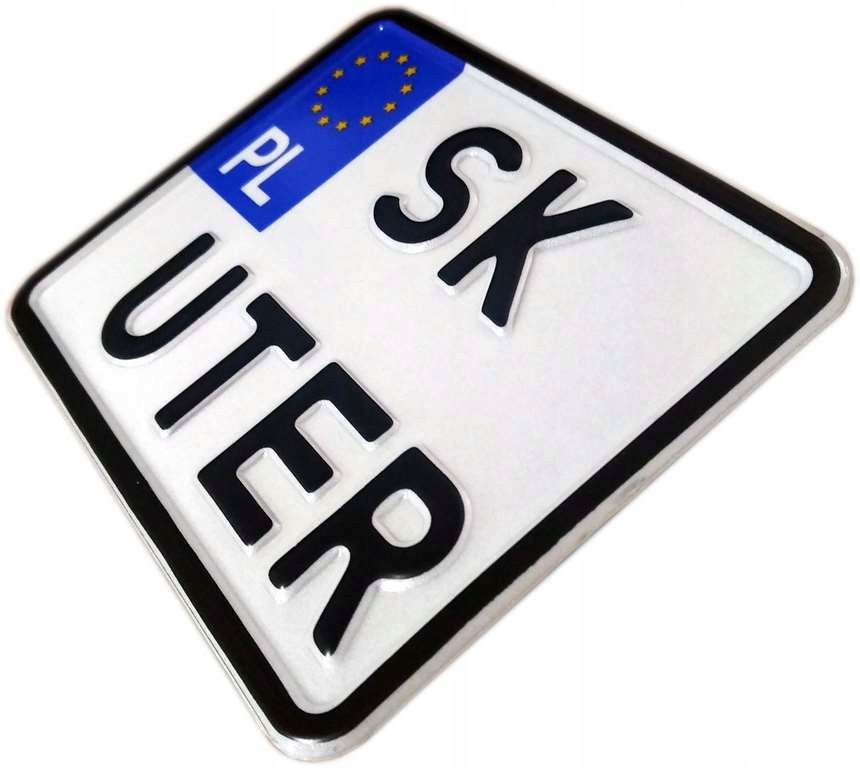 Tablica polska skuter, motorower, motorynka, pony