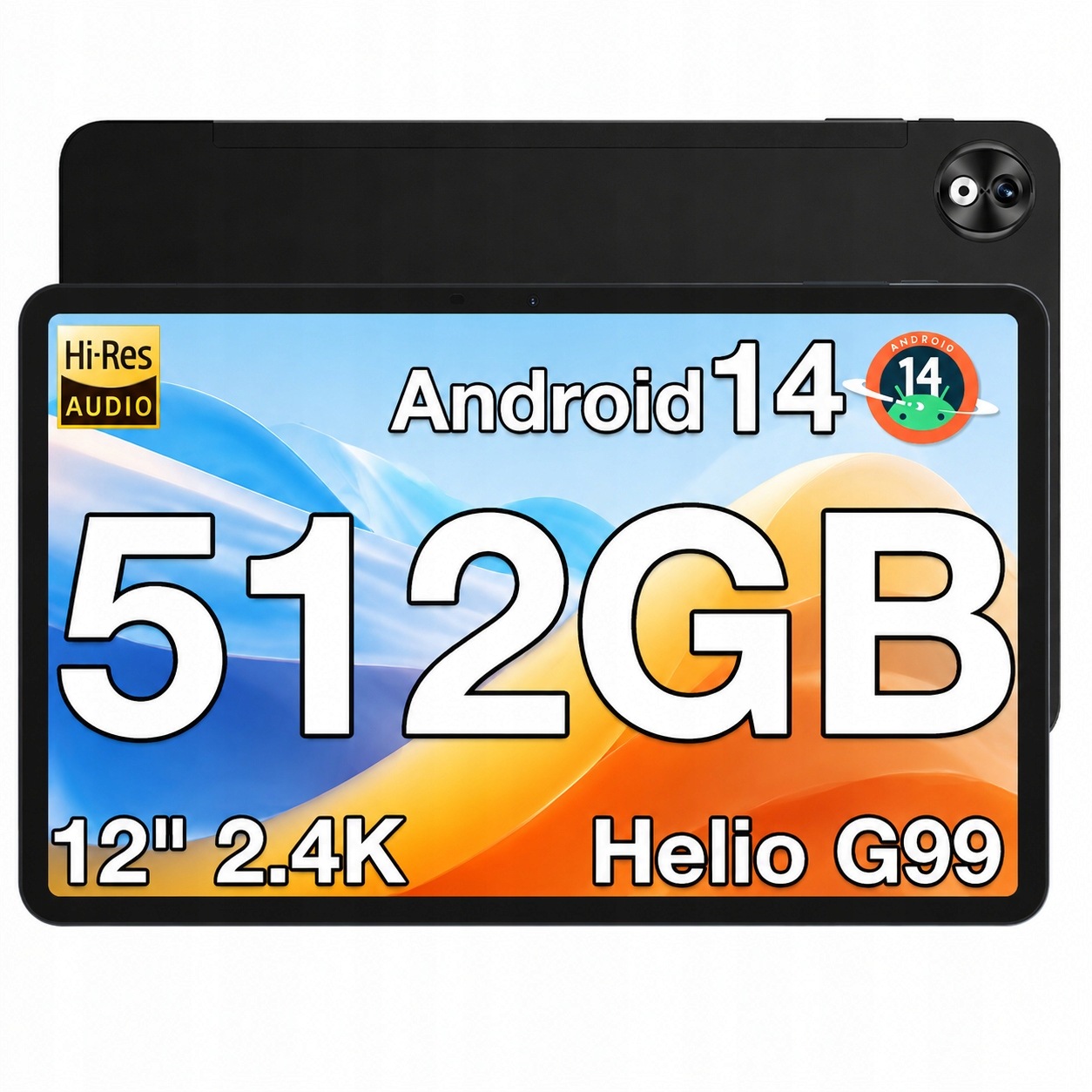 Tablet 4G Lte Doogee T40Pro 12"10800 mAh 20GB+512GB 2.4K/OTG/16MP/Android