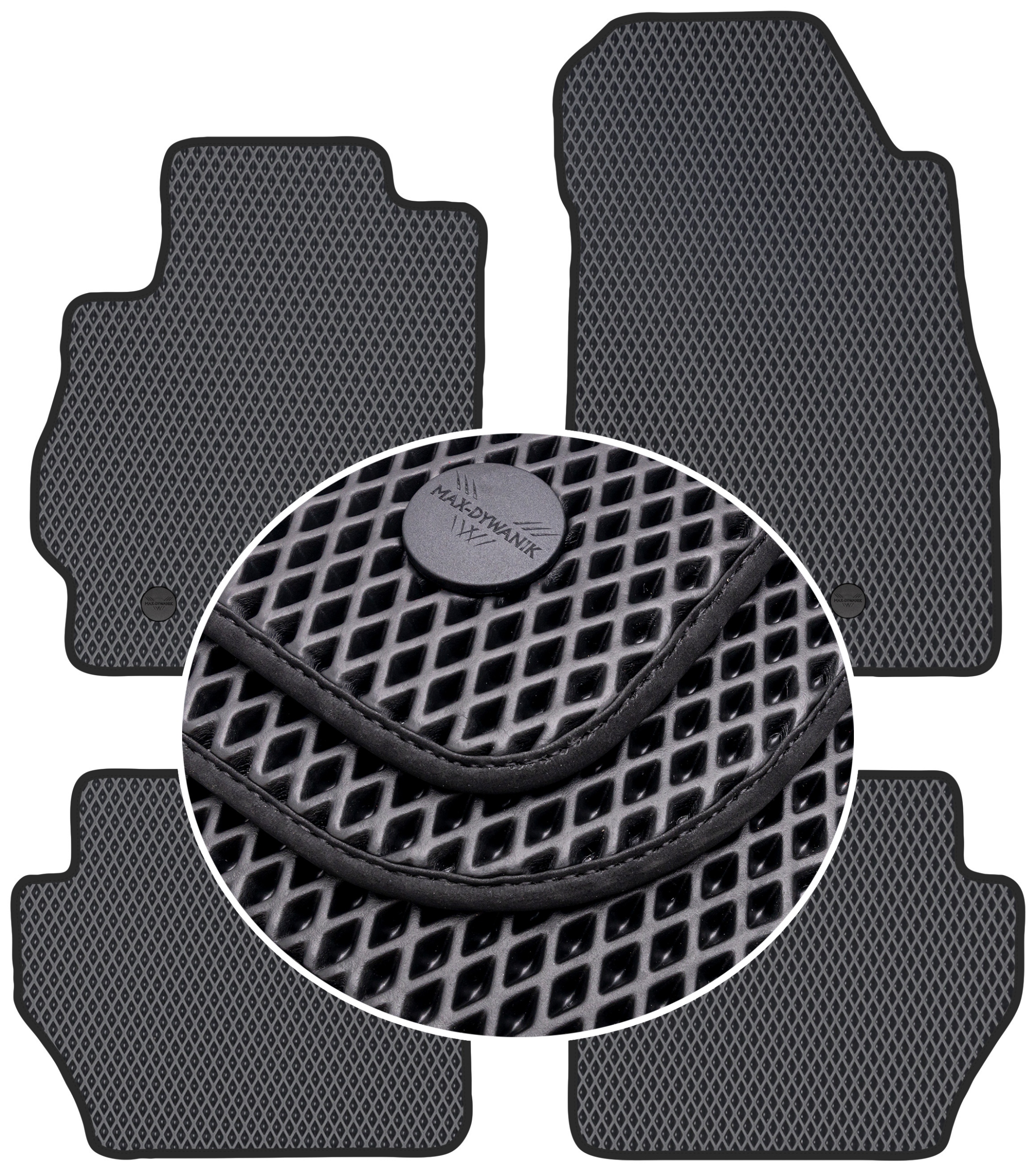 Mazda 2 II 2007-2014 Koberečky Eternity Černé