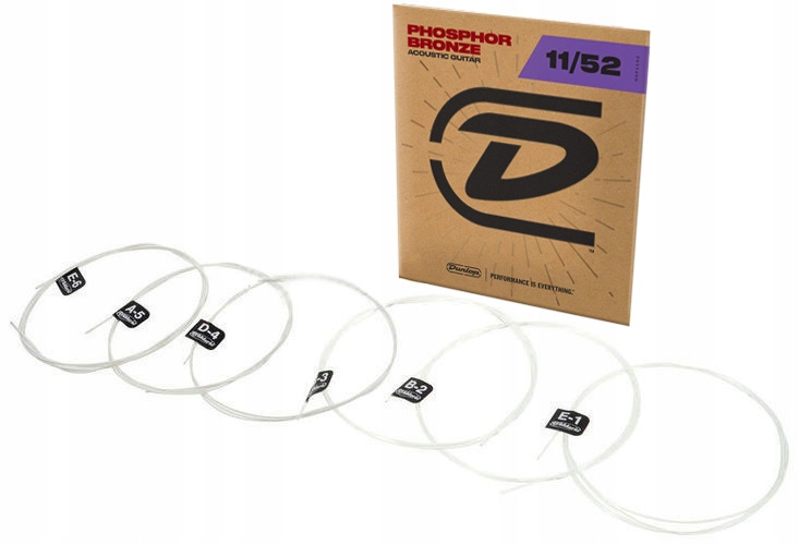 Struny do gitary akustycznej DUNLOP DAP1152 GRATIS Marka Dunlop