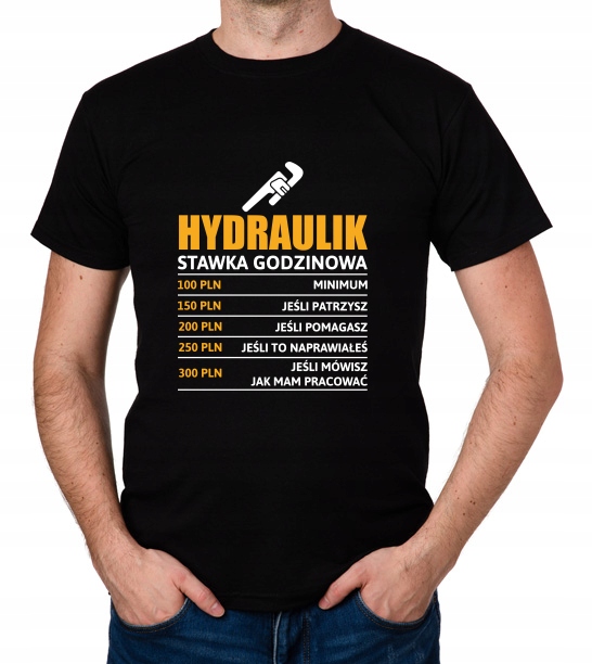 

koszulka Hydraulik stawka godzinowa instalator