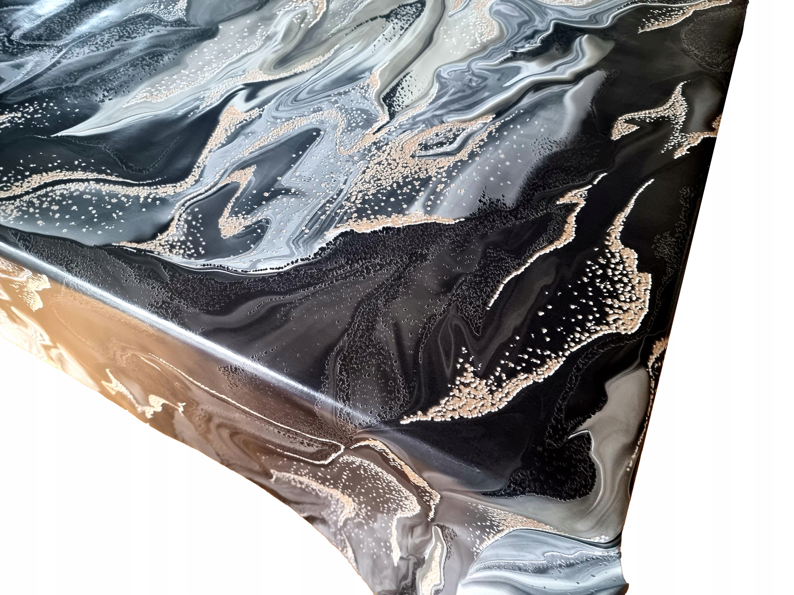 CERATA OBRUS ELEGANCKI NA METRY NIESPOTYKANA MARMUR- GLAMOUR