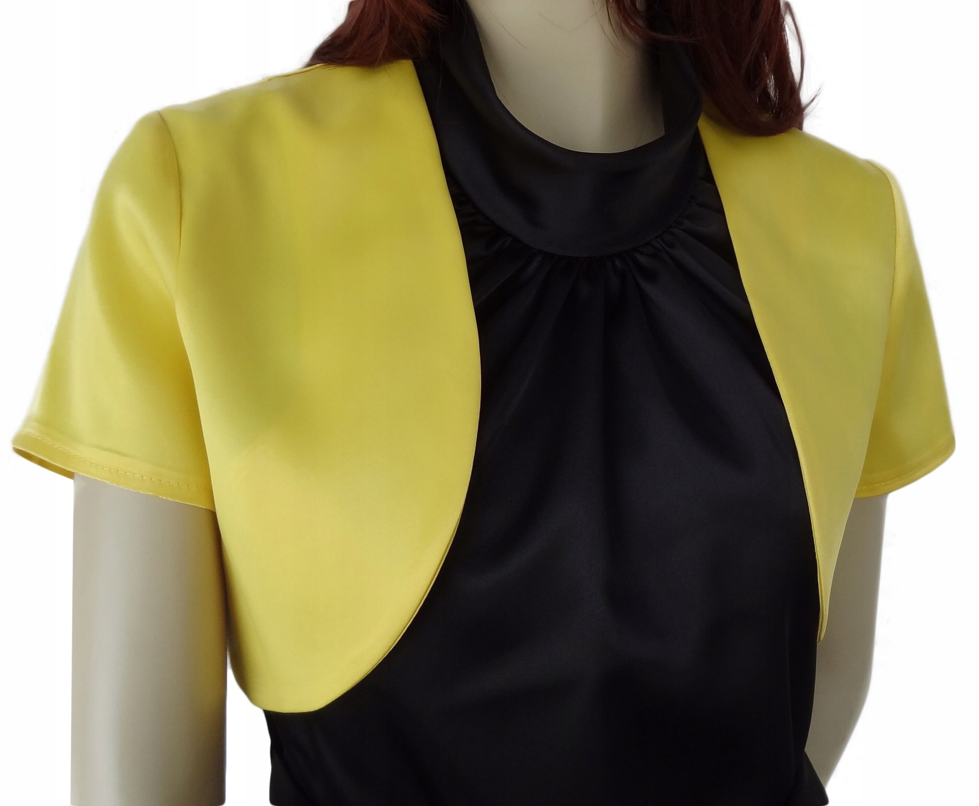 BEBEJ Bolerko satynowe 54 JULIA Kr rękaw- 18 kolor Materiał dominujący satyna