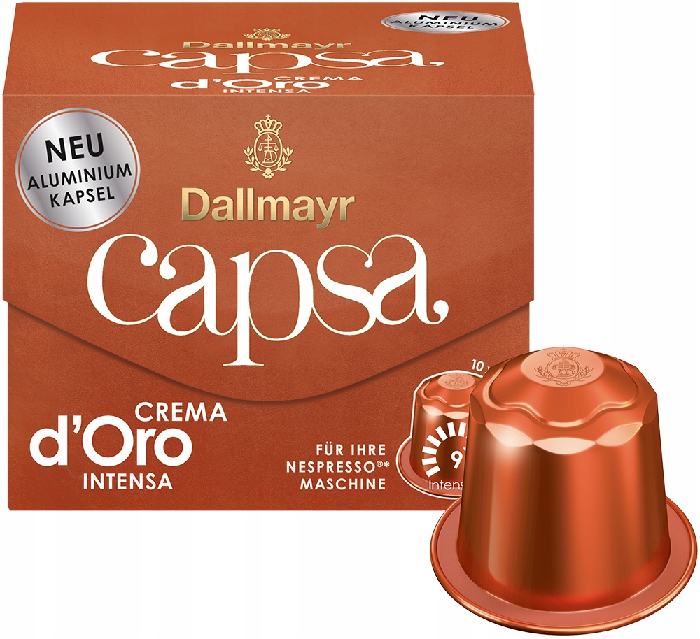 Kapsułki NESPRESSO Dallmayr CAPSA Crema Intensa 10 Marka Dallmayr
