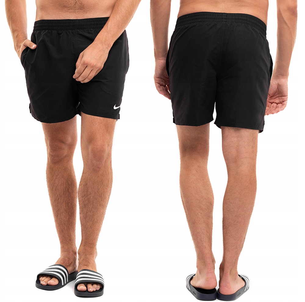 Kąpielówki Męskie Nike Krótkie Spodenki Kąpielowe Na Basen Czarne roz. XL