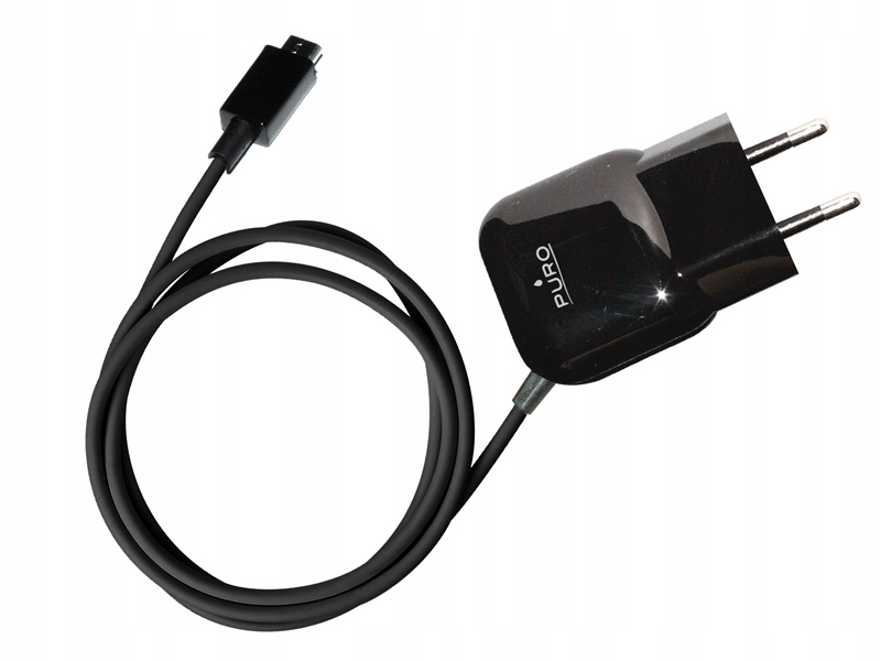 ND38_MTCMICROBLK Puro Mini Travel Charger Przen