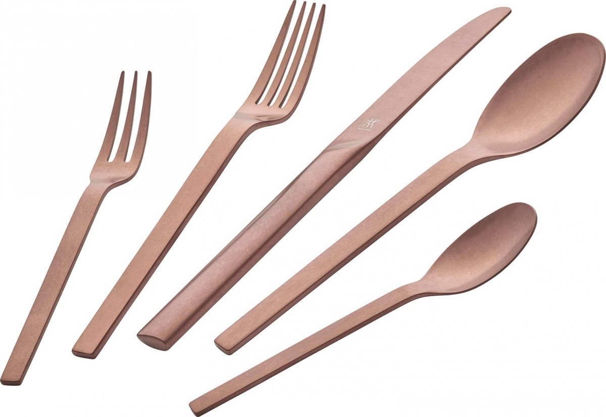 Zwilling Minimale 60-dielna sada matných príborov Ružové Zlato