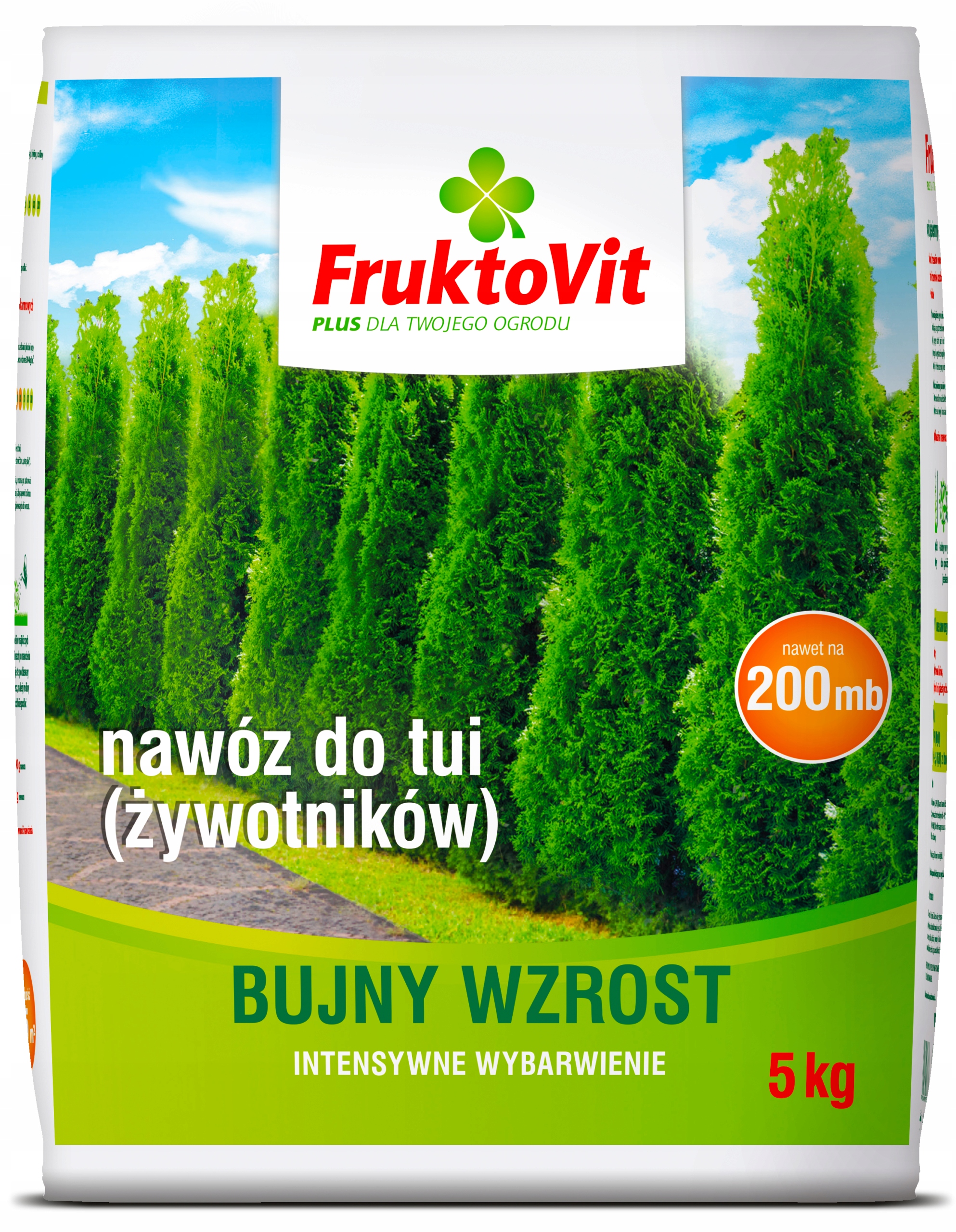 

Fruktovit Plus Nawóz Do Żywotników Tui Thui 5KG