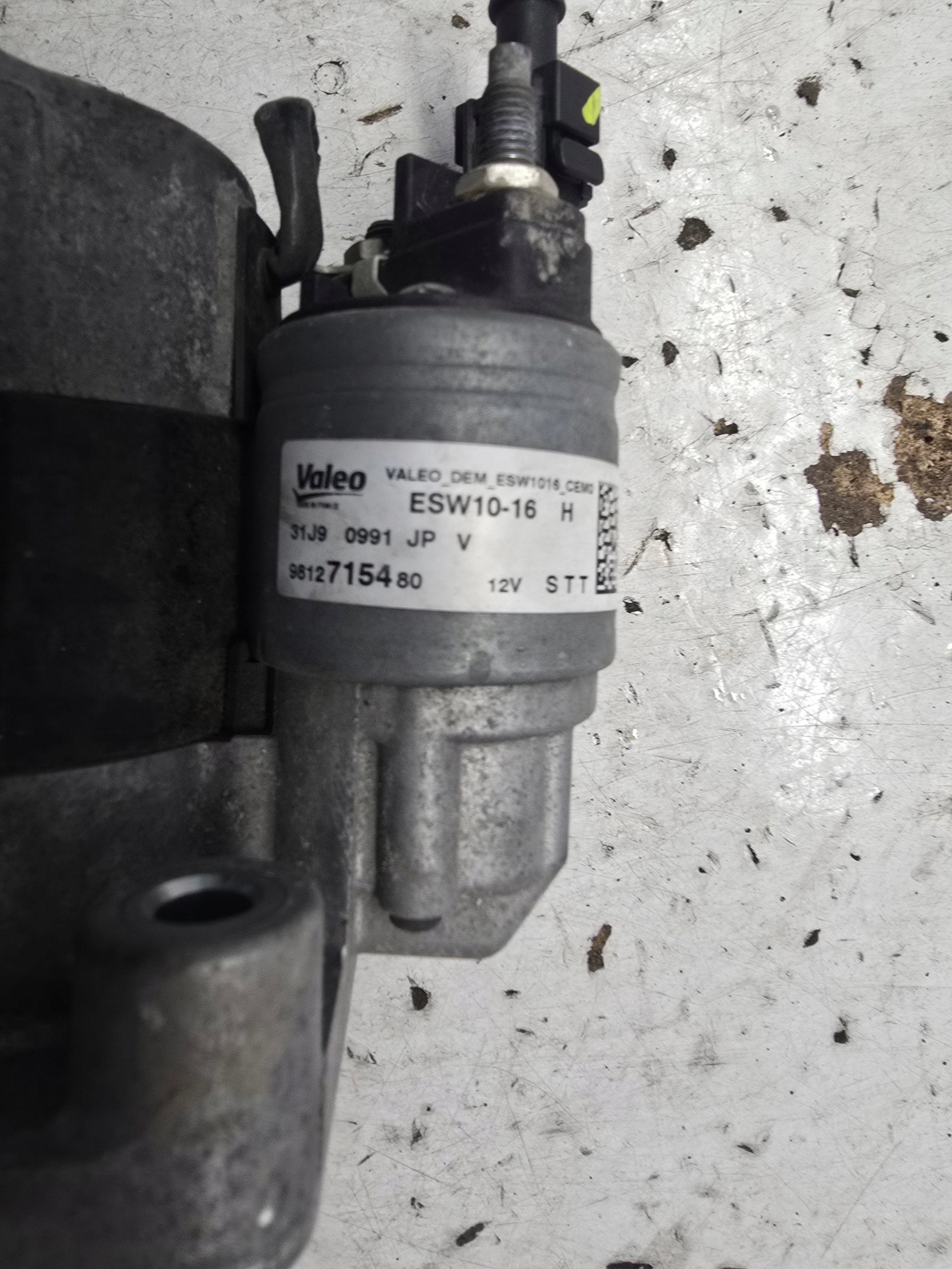 OPEL CORSA F starter 9812715480 1.2 TURBO