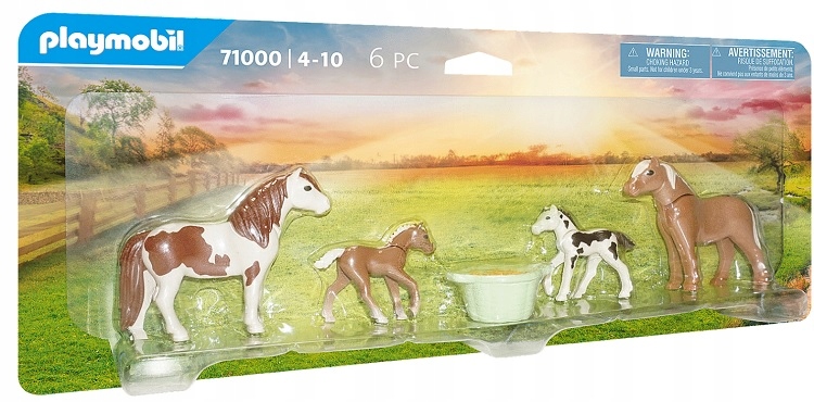 PLAYMOBIL 71000 DWA KONIE ISLANDZKIE ZE ŹREBAKIEM Rodzaj zestaw