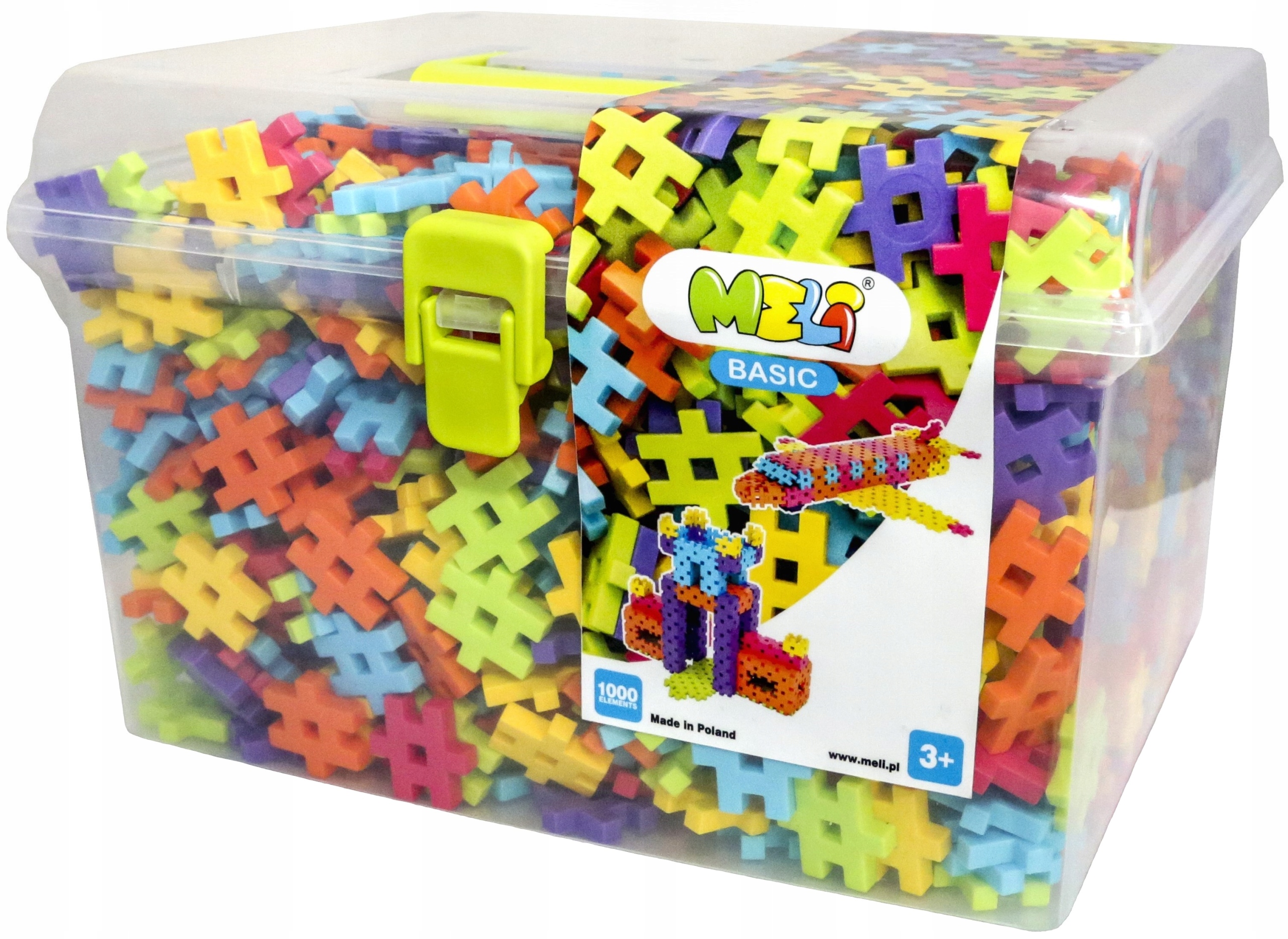 

Klocki Konstrukcyjne Meli Basic Travel Box 1000 el