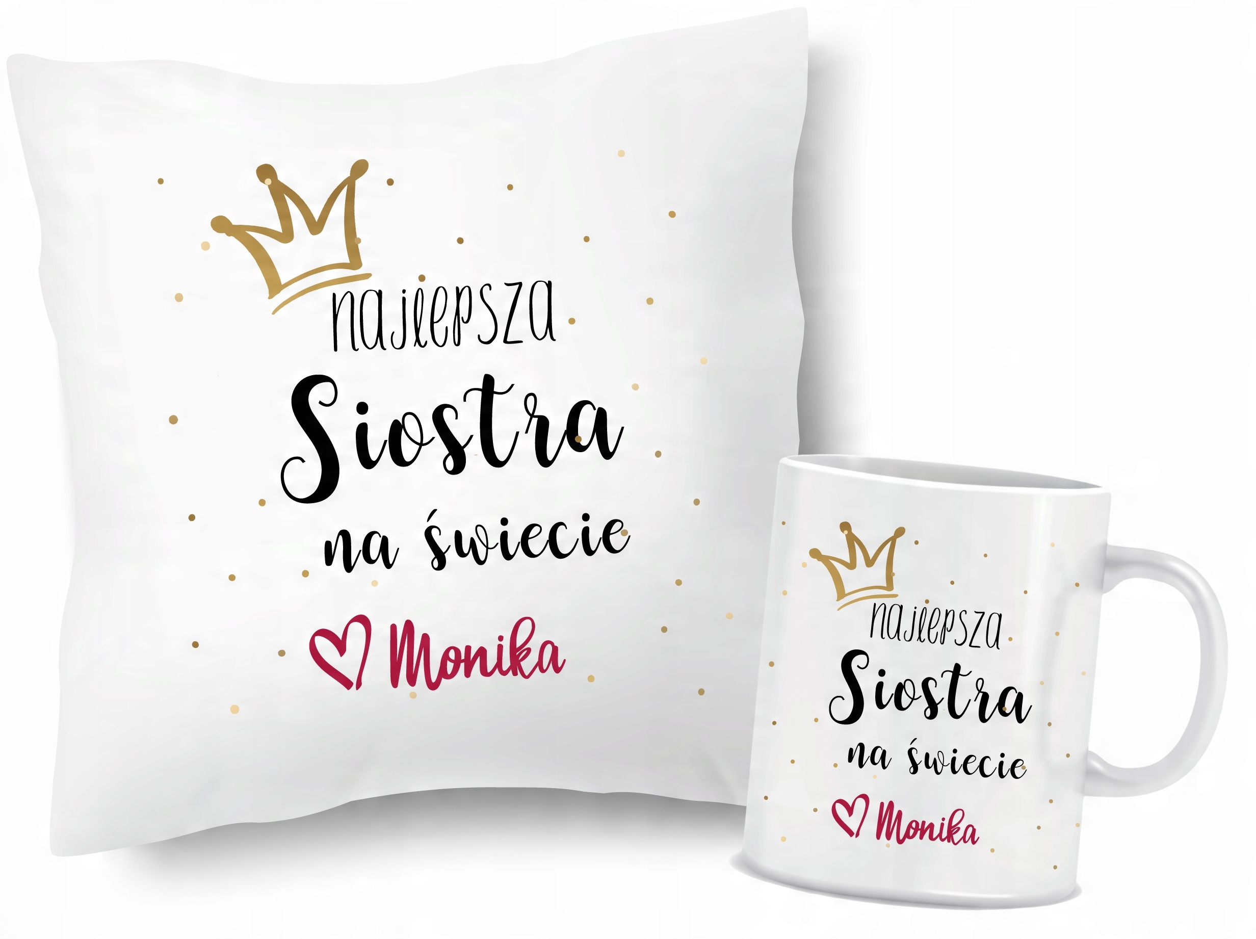 

Zestaw Poduszka Kubek Siostry, Najlepsza Siostra