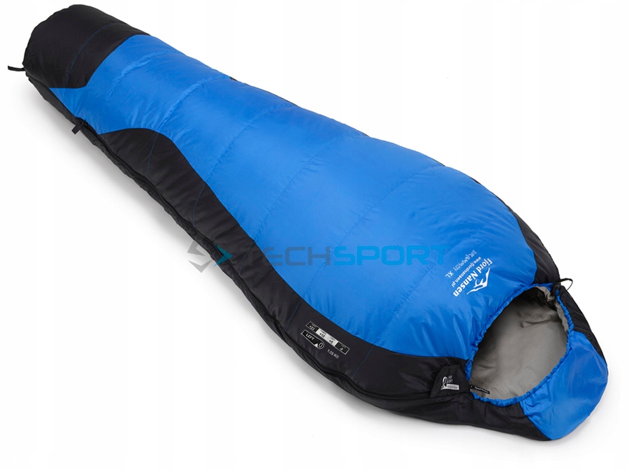 Lehký Spací Pytel Fjord Nansen Drammen XL do -9 stupňů 1,2 kg Pravý Zámek