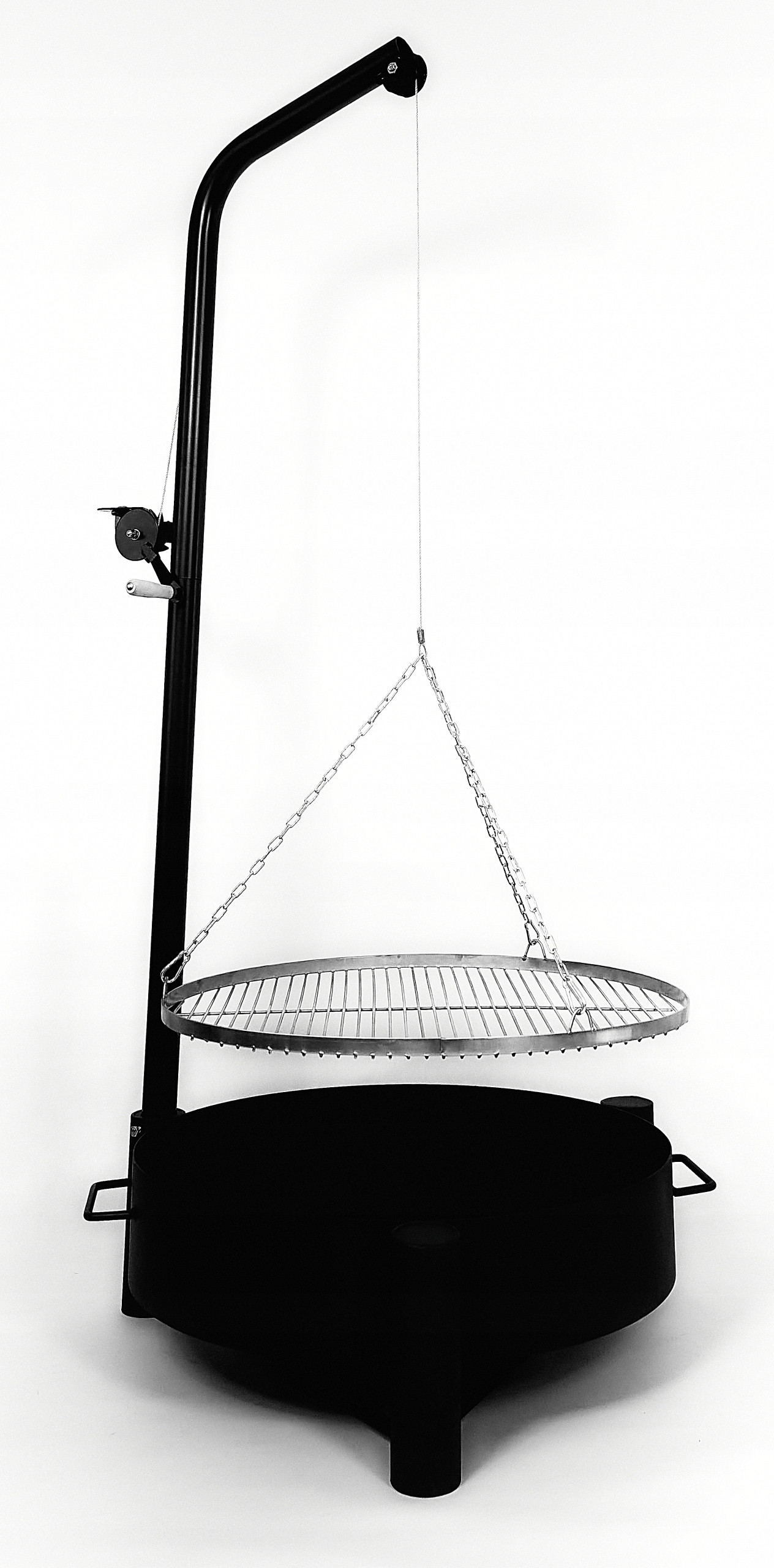 

Grill ogrodowy ogniskowy Żuraw fi 70cm.