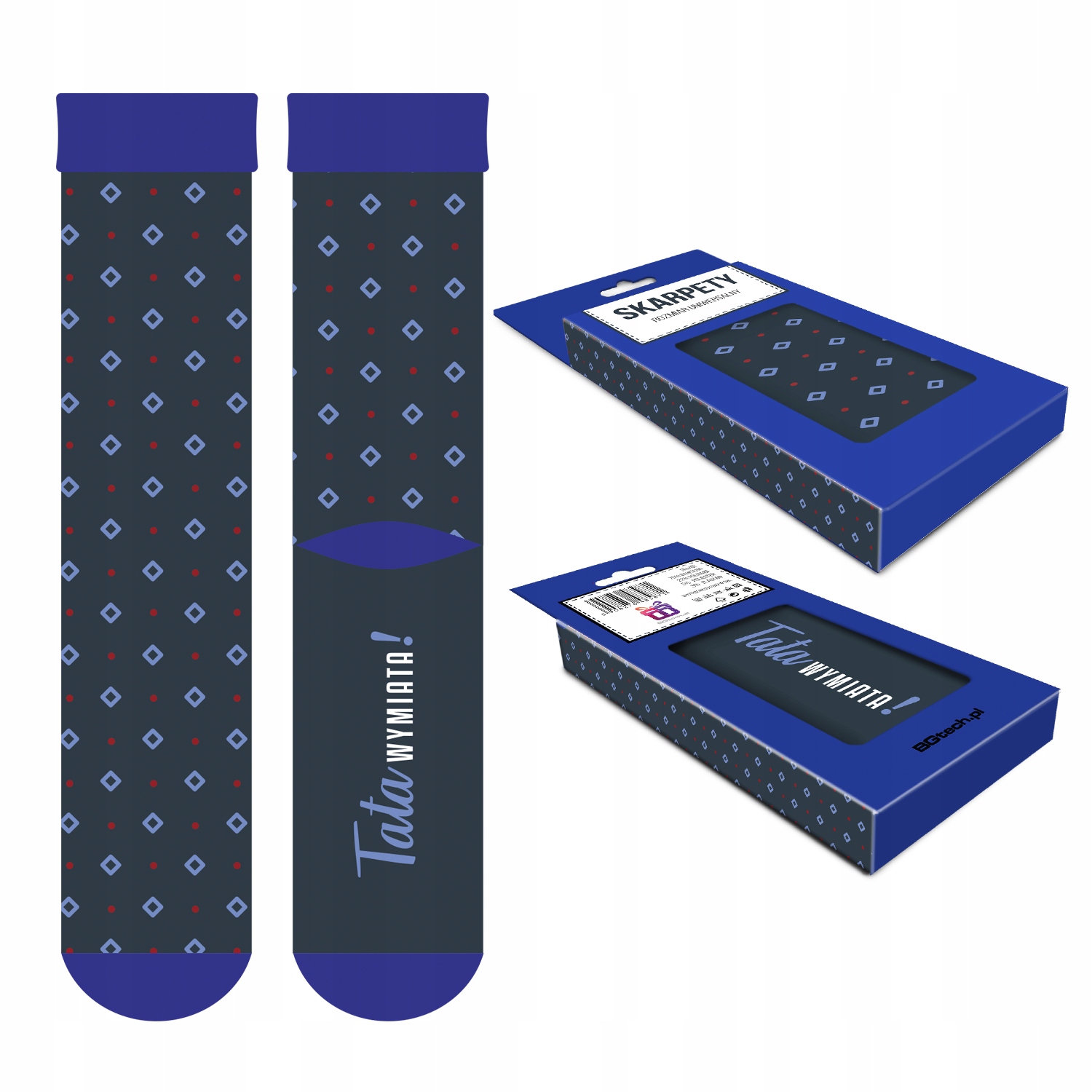 

Skarpety dla Taty z nadrukiem