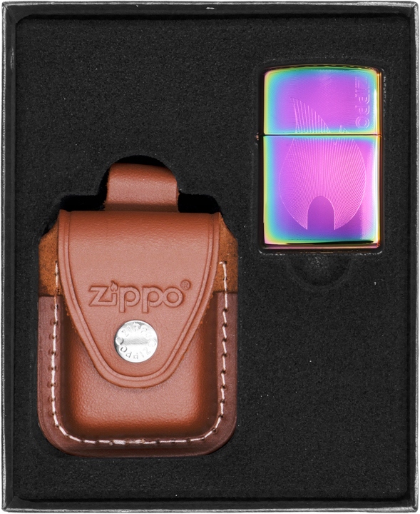 Zestaw Zippo Rainbow Flame prezentowy