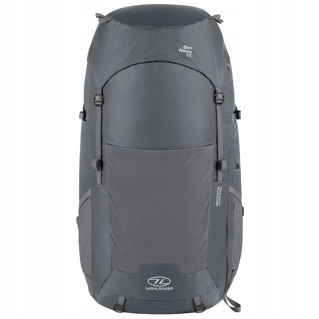 Plecak turystyczny trekkingowy Highlander Outdoor Ben Nevis 65 l Szary