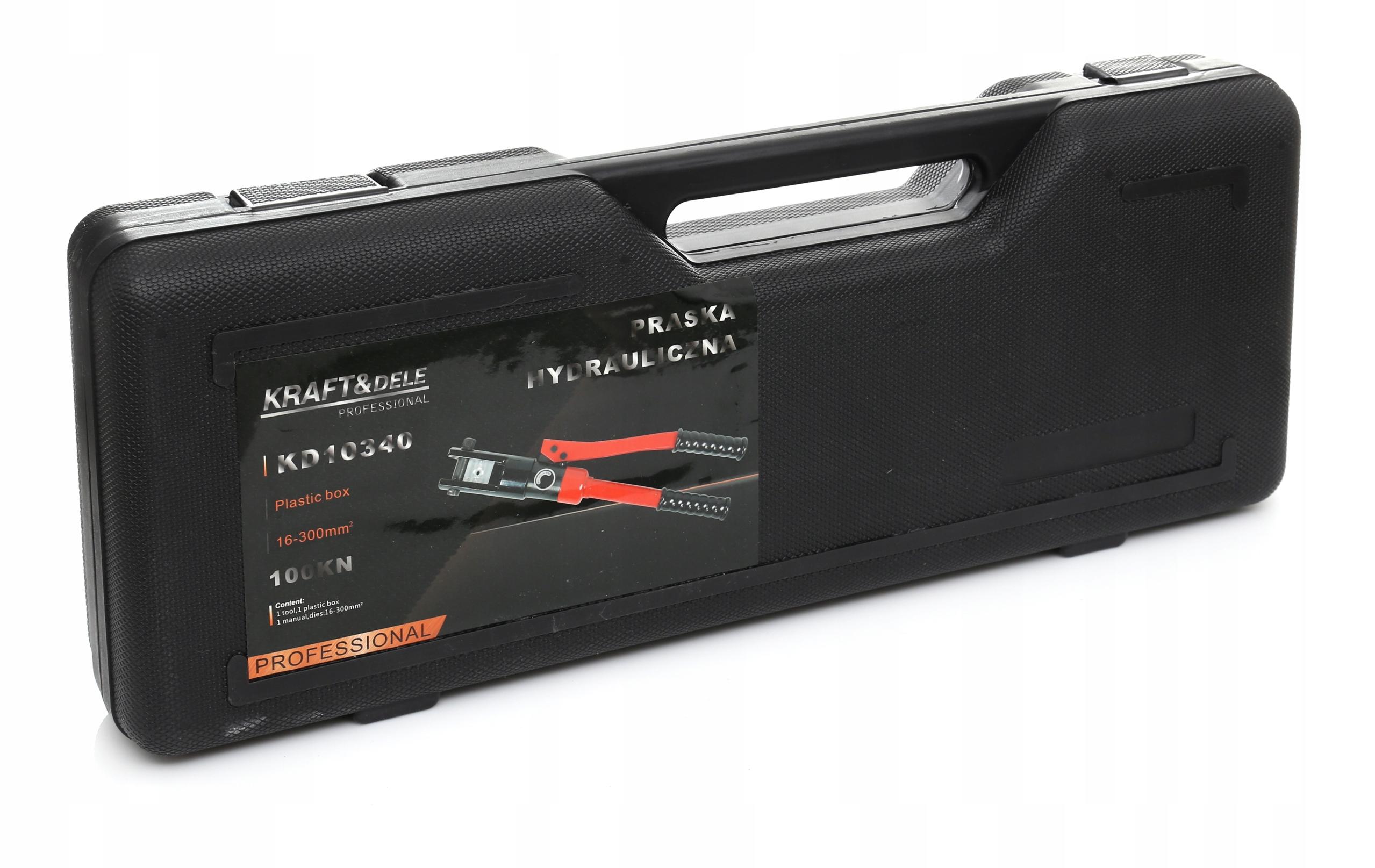 ZACISKARKA PRASKA HYDRAULICZNA KABLI PRZEWODÓW LIN K&D PROFESIONAL Minimalny przekrój przewodu 16 mm²
