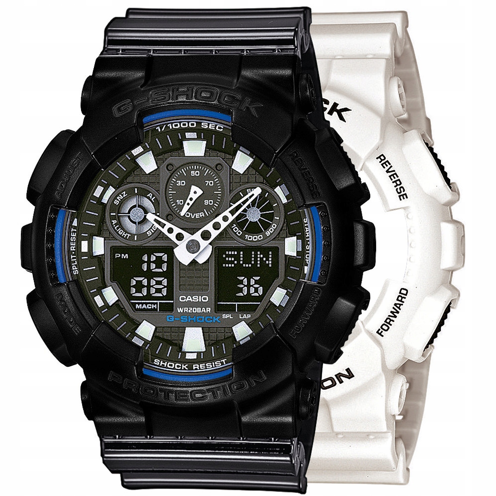 Sada Hodinek G-shock GA-100B-7AER Černá