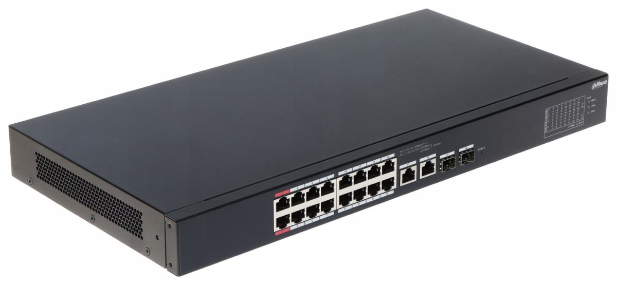 Switch Poe CS4218-16ET-135 16-PORTOVÝ Sfp Dahua