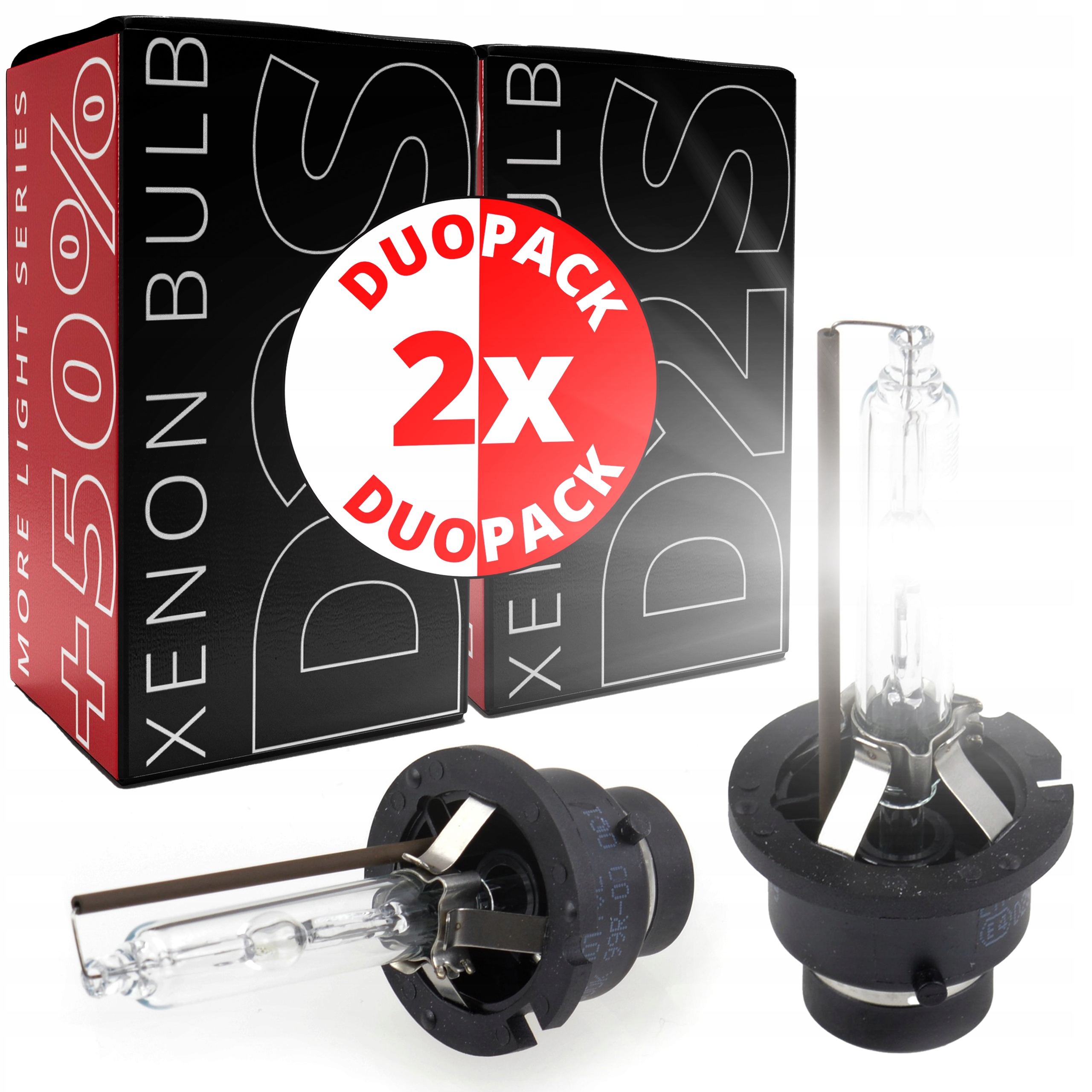 Xenonová Výbojka D2S 4800K 3200 LM 35W 85V Duopack 2ks More Light +50%