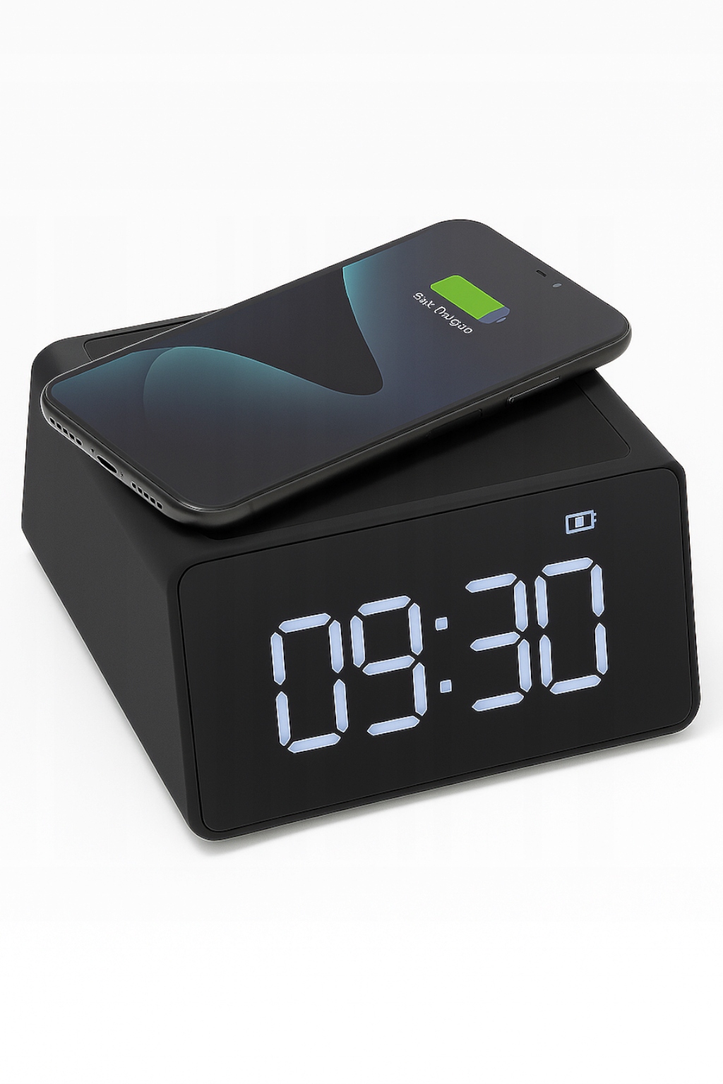 Qilive Bezprzewodowy Radio budzik z ładowarką indukcyjną