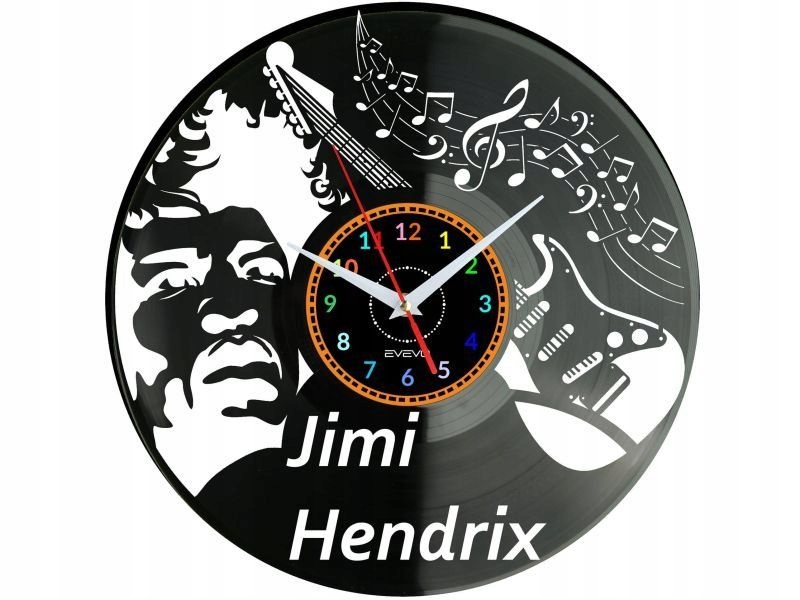 Jimi Hendrix Dárek pro milovníka Originální Nástěnná Dekorace z desky