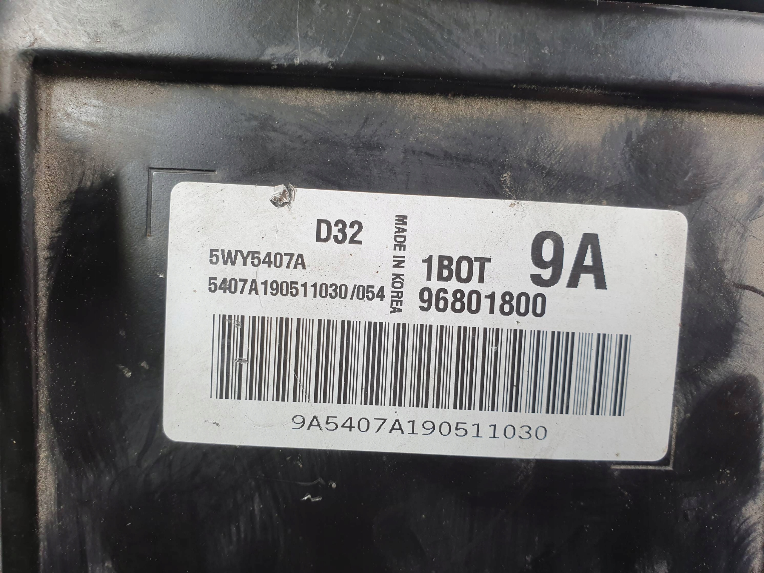 Computer 96801800 CHEVROLET MATIZ II