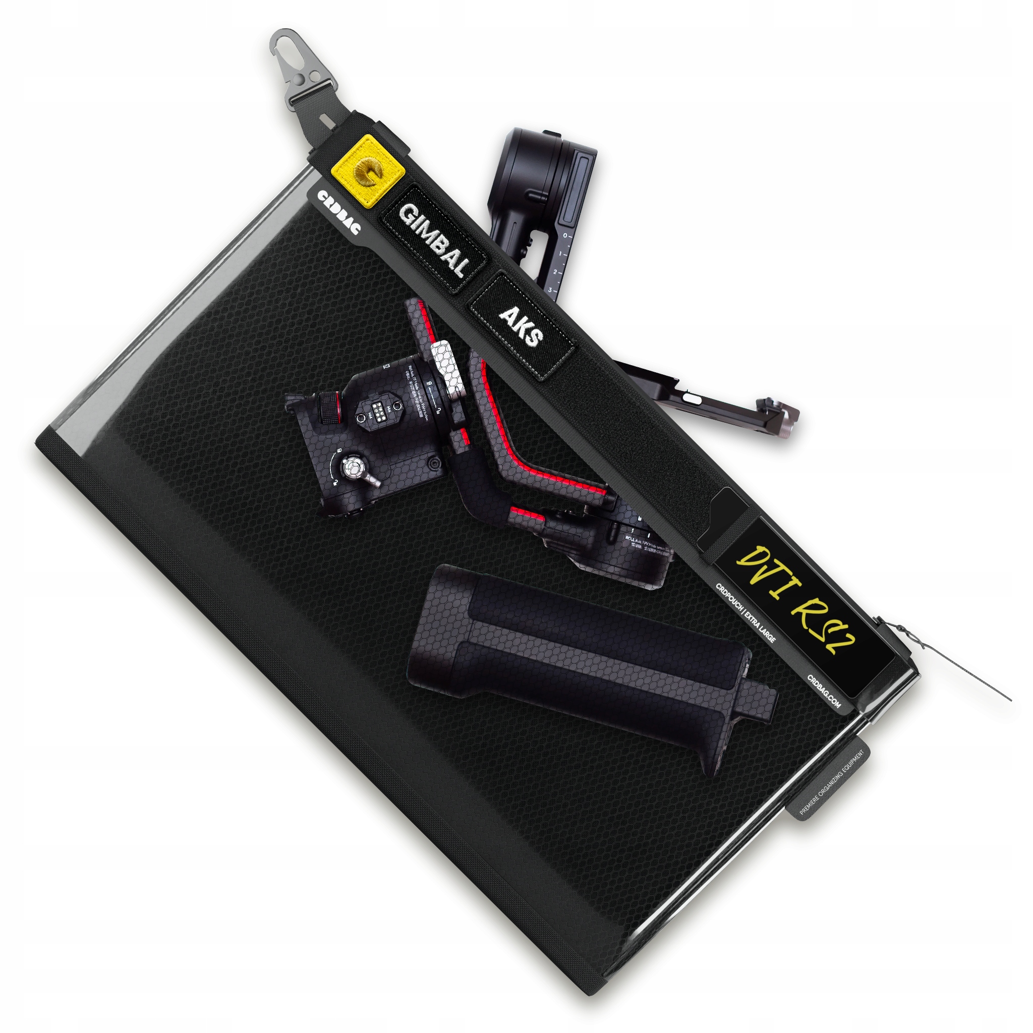 Organizér na kabely akumulátory baterie akcesoria Crdpouch Xlarge