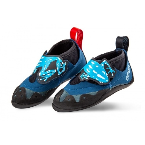 Dětské lezečky Ocún Ribbit Blue/Black|28-29 Eu