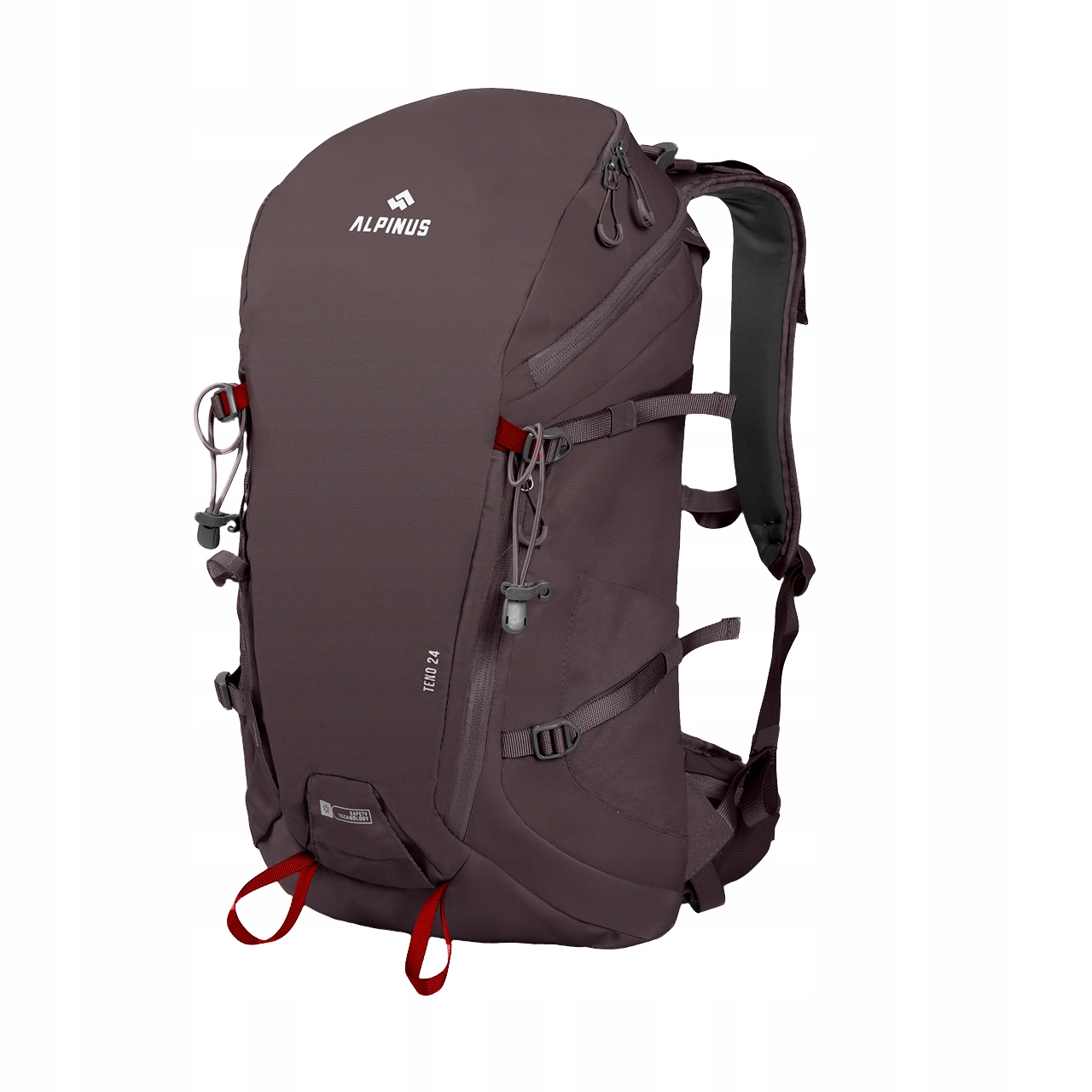 Plecak Alpinus Teno 24 szary D-tech, H20, paski kompresyjne, pokrowiec