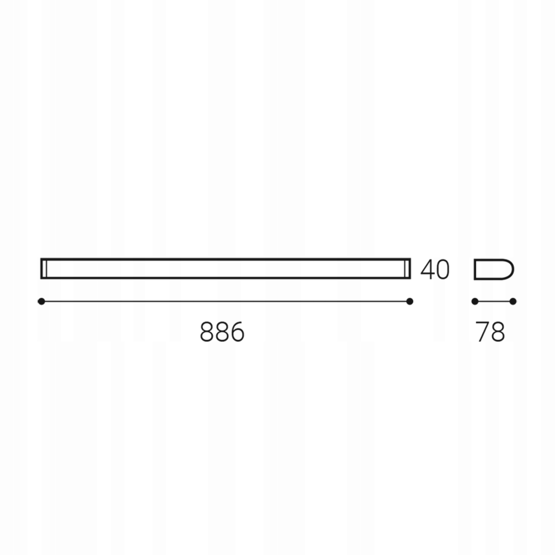 LED2 4070655 Tonda 90 18W 3000K/4000K nástenné chróm