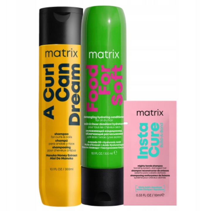Matrix A Curl Can Dream šampon Food For Soft kondicionérová sada Dárek