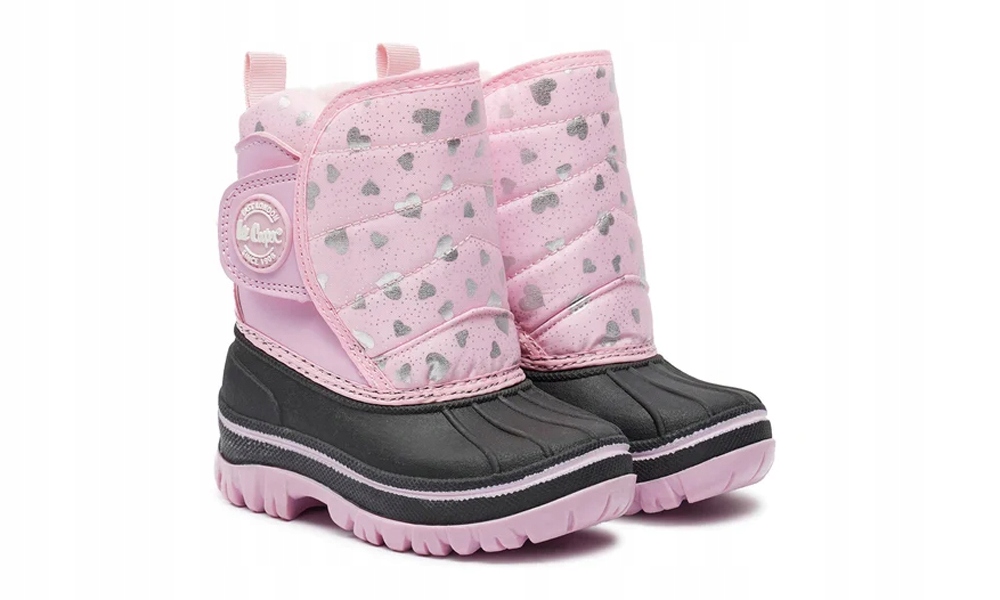 Lee Cooper Śniegowce dziecięce Lee Cooper Lcj różowe 22
