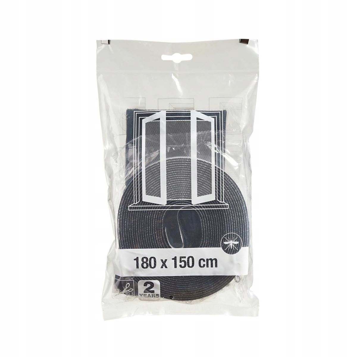 

Moskitiera na okno 150x180 cm Czarna