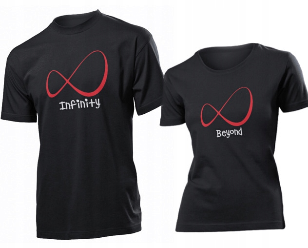 

Koszulki dla par Milosc Do Nieskonczonosci M