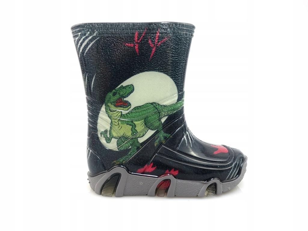 KALOSZE GUMOWCE CHŁOPIĘCE Z DINOZAUREM 23/24 Marka Zetpol