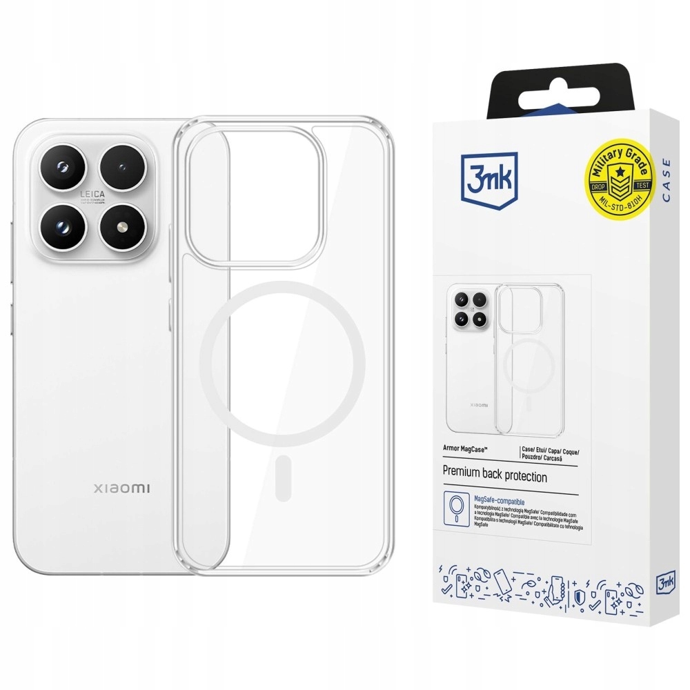 Etui 3mk Armor MagCase na Xiaomi 17 przezroczyste 3mk Protection