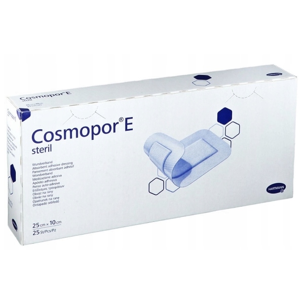 

Cosmopor E Steril 25x10cm 25 sztuk pooperacyjny