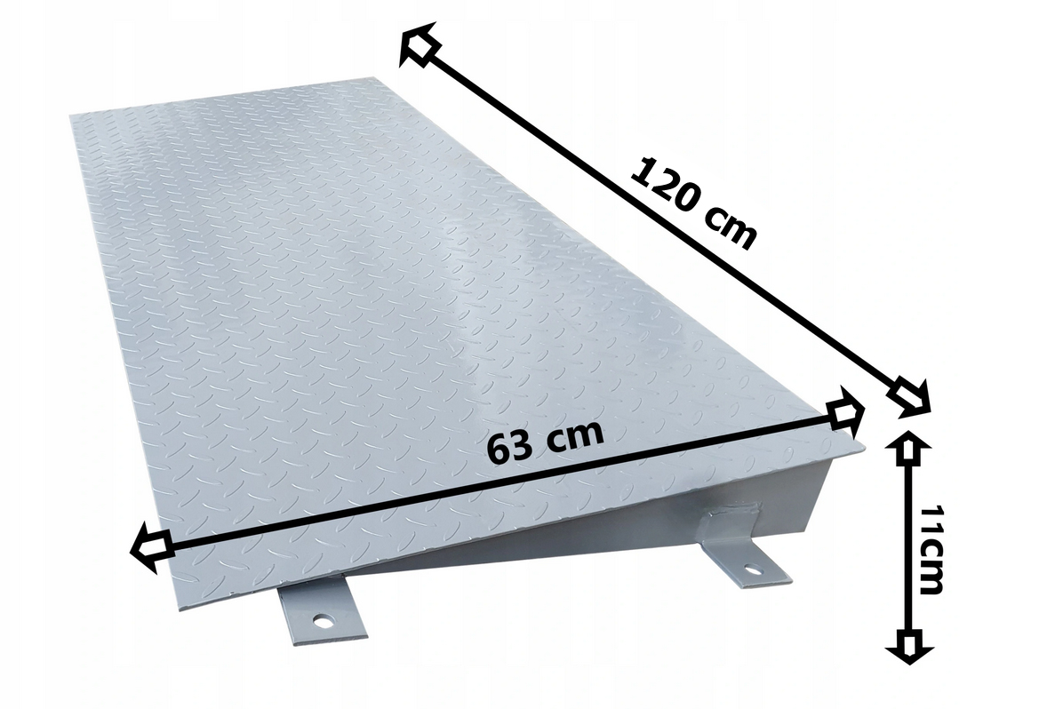 Nájezd Na Plošinovou Váhu 120 cm Skladová Rampa Pro Nájezd Na Kočárek